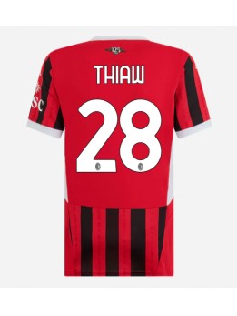 Billige AC Milan Malick Thiaw #28 Hjemmedrakt Dame 2024-25 Kortermet